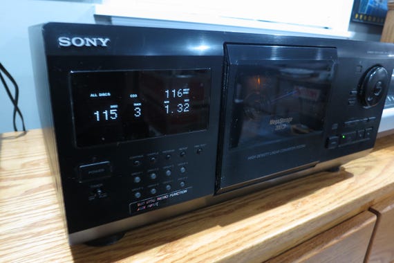 Vintage 1997 Sony Mega CD Changer Jukebox - 200 Disc Capacity