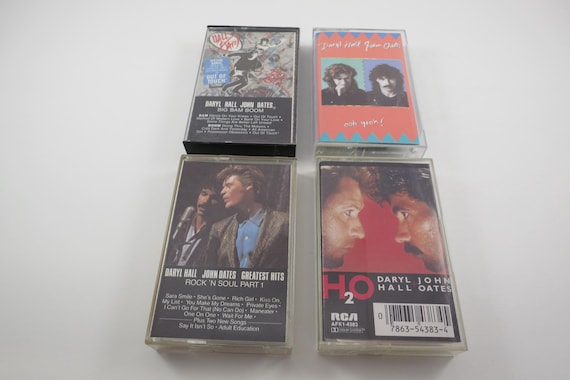 1980's Hall & Oates Cassette Tapes Private Eyes Rock N Soul Big Bam Boom H20 The Early Years Ooh Yeah Voices Sold Individually