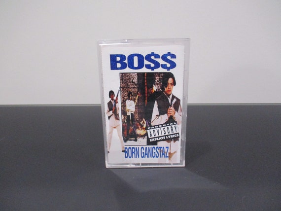 Vintage 1993 Hip Hop Cassette Tape Born Gangstaz Boss