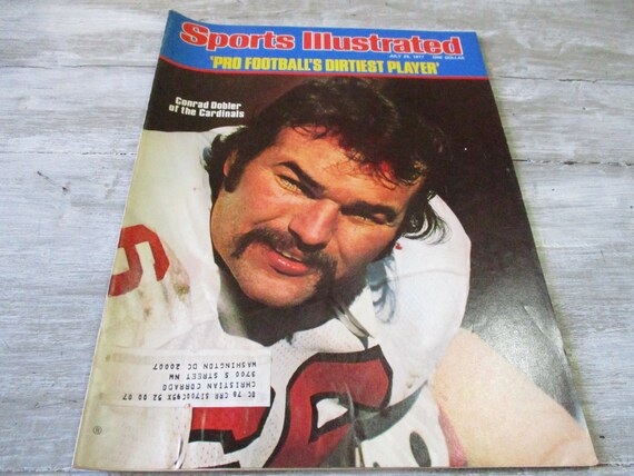 Vintage July 25, 1977 Sports Illustrated Magazine Cardinals Conrad Dobler Excellent Condition