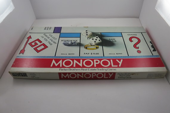 Vintage 1975 Monopoly Board Game Parker Brothers 100% Complete Excellent Condition