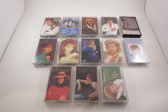 Vintage 1980's Reba McEntire Cassette Tapes Excellent Condition Reba It's Your Call Greatest Hits Read My Mind More Sold Individually