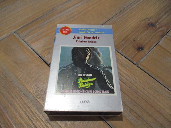 Vintage 1982 Cassette Rainbow Bridge Jimi Hendrix Scarce South Korean Pressing with Slip Case Excellent Condition