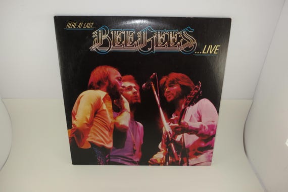 1977 Vinyl LP Record Here at Last The Bee Gee's Live Excellent Condition
