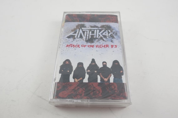 Vintage 1991 Cassette Tape Anthrax Attack of the Killer B's  Megafoce Records MINT Condition Still Factory Sealed