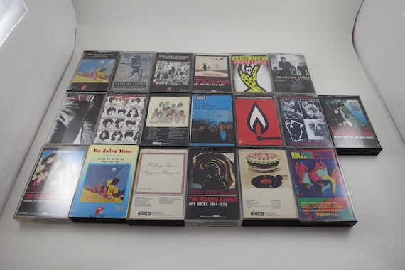 Vintage Rolling Stones Cassette Tape: 1980s Rock Music