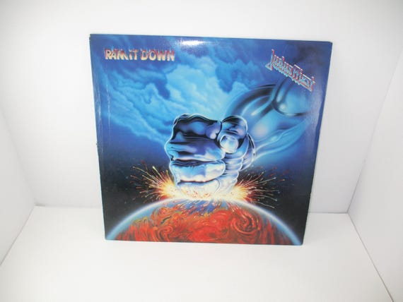 Vintage 1988 Vinyl LP Record Judas Priest Ram It Down Excellent Condition Original US Pressing 70391