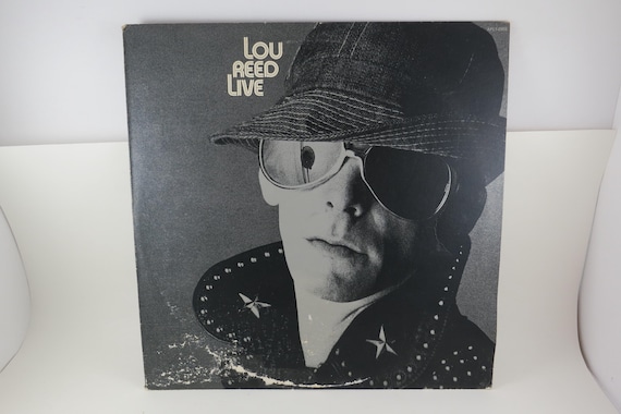 Vintage 1975 Lou Reed Live Vinyl LP Record