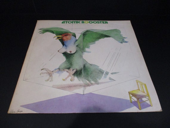 Vintage 1970 Vinyl LP Record Atomic Rooster Self Titled UK Pressing Near Mint Condition Carl Palmer 68038