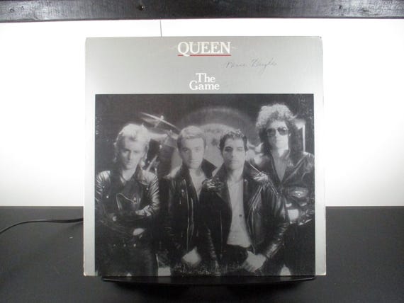 Vintage 1980 Vinyl LP Record Queen The Game White Label Excellent Condition 69508