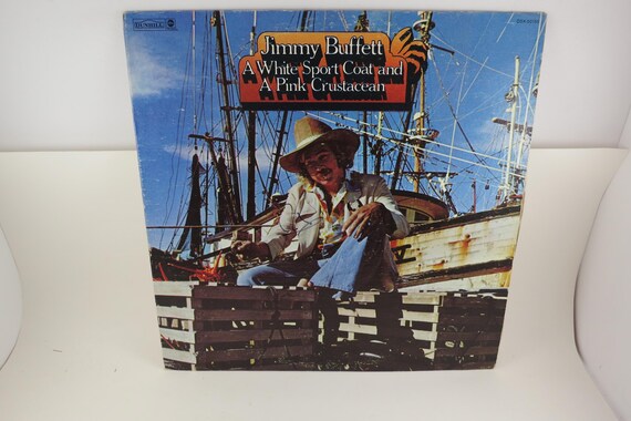 Vintage Jimmy Buffett Vinyl Record: A White Sport Coat, 1975 LP