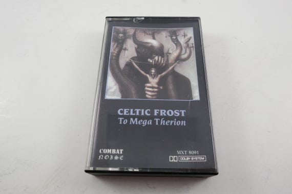 Vintage 1986 Heavy Metal Cassette Tape To Mega Therion Celtic Frost Very HTF Excellent Condition