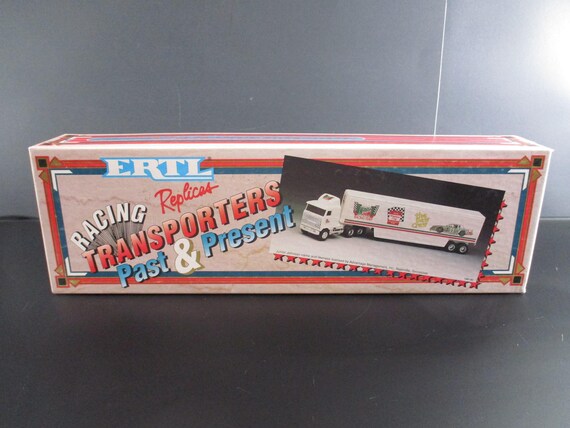 Vintage 1992 Ertl White Rose Collectibles 1:64 Scale Diecast Nascar Hauler NIB Junior Johnson No 11 Mountain Dew Limited Edition
