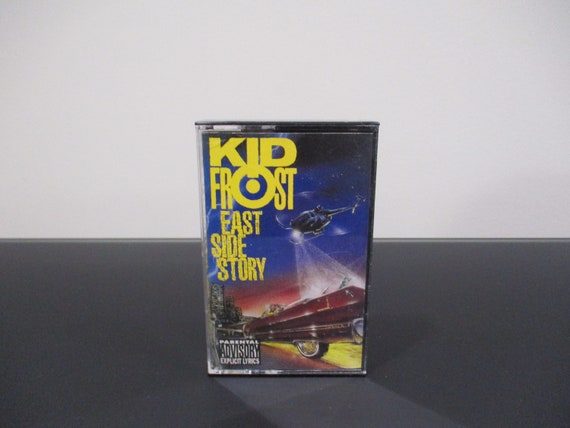 Kid Frost 1990's Rap Cassette Tape: East Side Story, Hispanic Causing Panic