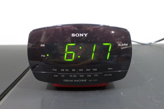 Vintage 1990s Sony Dream Machine Digital Clock Radio
