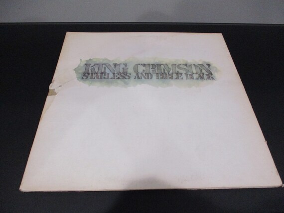 Vintage 1974 Vinyl LP Record Starless and Bible Black King Crimson Excellent Condition Poor Cover 64596