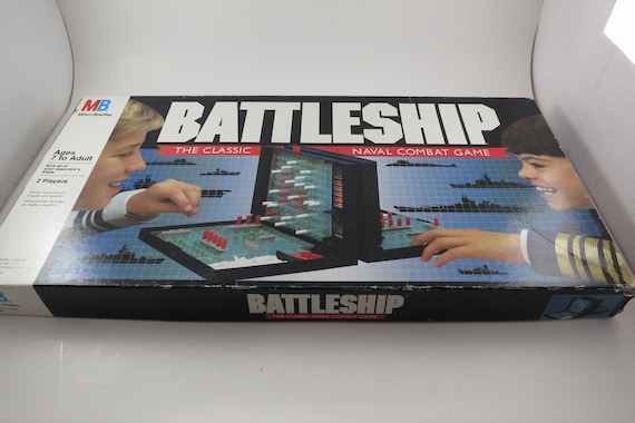 Vintage 1990 Battleship Board Game, Milton Bradley, Complete