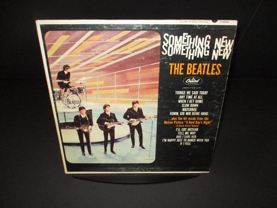 Vintage 1964 Vinyl LP Record The Beatles Something New Mono Pressing Excellent Condition 68304