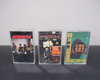 Vintage 1980's Extreme Cassette Tapes Self Titled Extreme II Pornograffitti More Than Words Sold Individually