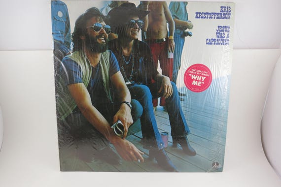 Vintage 1972 Vinyl LP Record Jesus Was A Capricorn Kris Kristofferson In Shrink EX