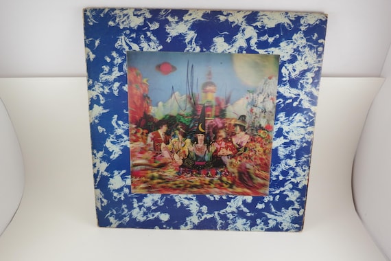 Vintage 1967 Rolling Stones LP: Their Satanic Majesties Request Lenticular Cover