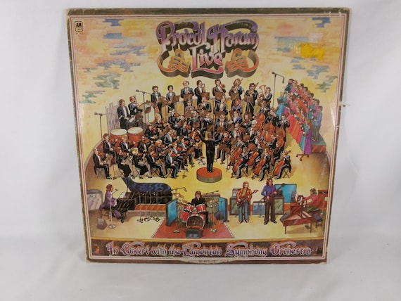 1972 Vinyl LP Record Procol Harum Live EX
