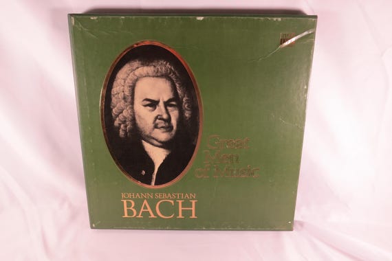 1978 Johann Sebastian Bach Vinyl LP Box Set: Gre8t Men of Music G/NM