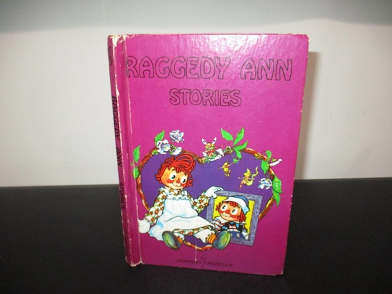 Vintage 1955 Hard Cover Book Raggedy Ann Stories Book Club Edition Very Good Condition
