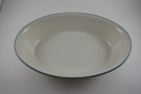 Vintage Pfaltzgraff Juniper Pattern 10 1/4 Inch Oval Serving Bowl