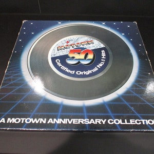 Vintage 1983 Motown Anniversary Vinyl Record LP Set - 50 No 1 Hits