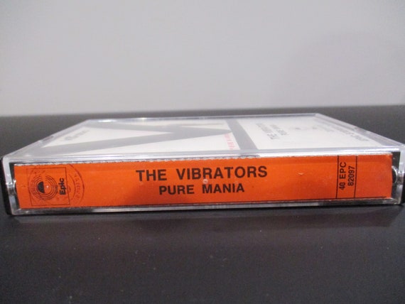 Vintage 1970's Cassette Tape Pure Mania The Vibrators Original Excellent Condition