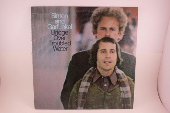 Vintage 1973 Vinyl Record: Simon and Garfunkel - Bridge Over Troubled Water