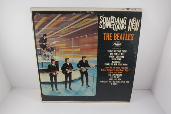 Vintage 1964 Vinyl LP Record The Beatles Something New Mono Pressing Excellent Condition 71156