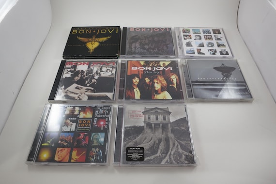 Vintage Bon Jovi CD's Bounce These Days Blaze of Glory New Jersey Crush Greatest Hits Slippery When Wet House Not Sale Sold Individually