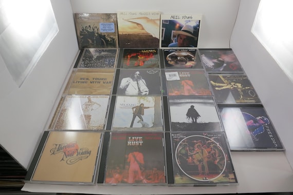 Vintage 1980s/90's Neil Young CD's Harvest Comes A Time Greatest Hits Unplugged Mirror Ball Rust Never Sleeps Many More Sold Individually