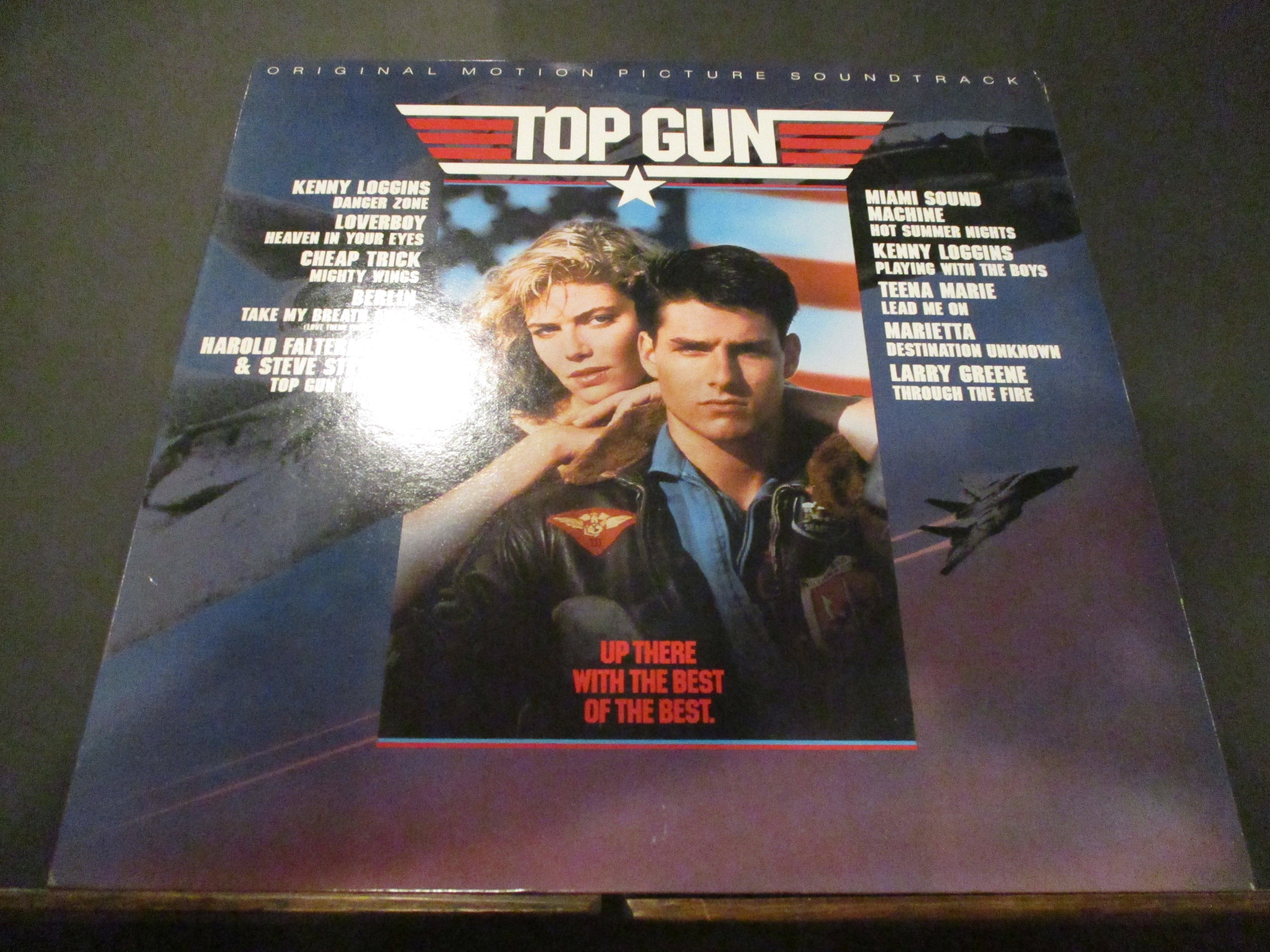 Vintage 1986 Vinyl LP Record Top Gun Original Motion Picture Etsy