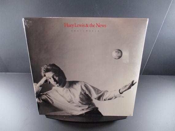 Vintage 1988 Vinyl LP Record Small World Huey Lewis and the News MINT Condition Still Factory Sealed 63526
