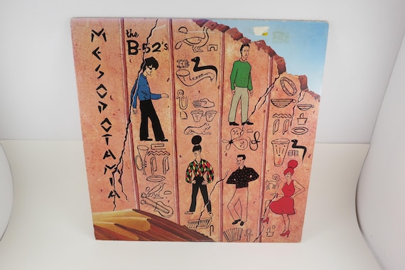 Vintage 1982 Vinyl LP: The B-52's - Mesopotamia