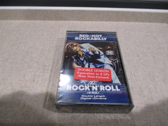 Vintage 1989 Cassette Tape Red Hot Rockabilly The Rock N Roll Era Mint Condition Still Factory Sealed In Shrink