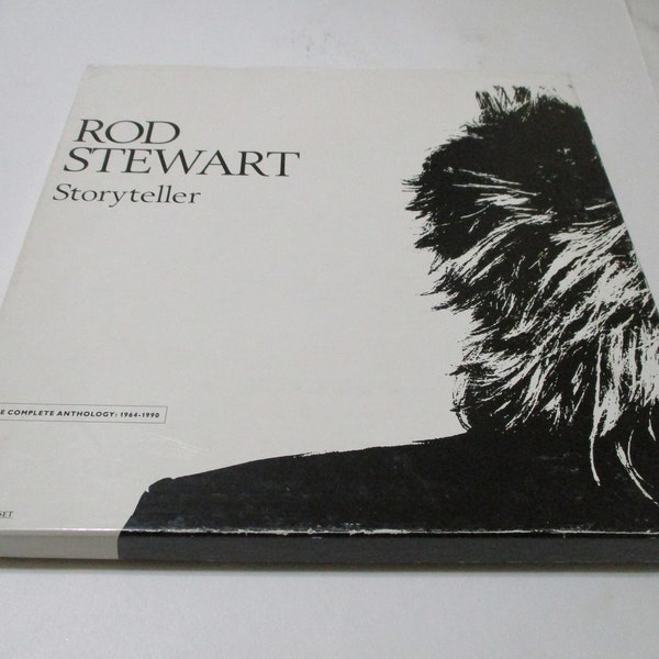 Vintage 1989 Cassette Box Set Storyteller Rod Stewart Four Tape Set Excellent Condition with Original Book 38212