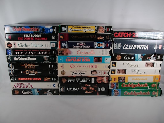 80's/90's/00's VHS Tapes Titles Starting with C Sold Individually