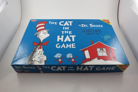 Vintage 2000 University Games The Cat in the Hat Game 100% Complete Excellent Condition