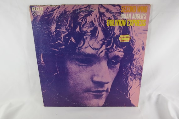 1972 Vinyl LP Rock/Jazz/Funk Record Second Wind Brian Auger's Oblivion Express EX