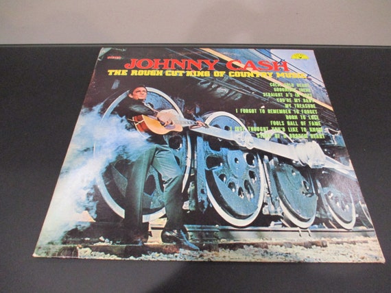 Vintage 1970 Vinyl LP Recored The Rough Cut King Of Country Music Johnny Cash Excellent Condition 66057