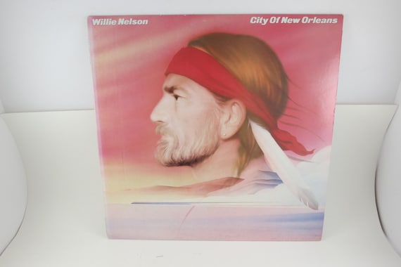 Vintage 1984 Vinyl LP Record Willie Nelson City of New Orleans Near Mint Condition