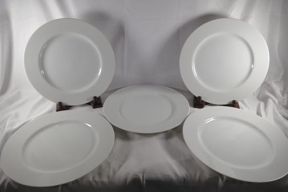 Set of 5 Maison Dinner Plates, 11 Inch, Made in Japan (Early CB)