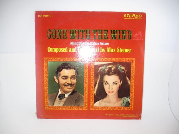 Vintage 1967 Vinyl LP Record The London Symphonia Max Steiner's Complete Original Score Gone With The Wind Excellent Condition 69933
