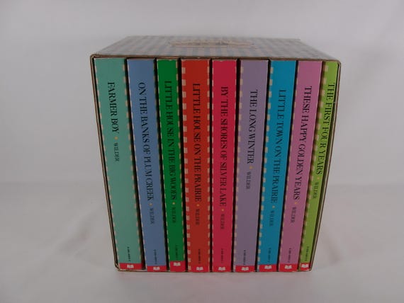 1994 Little House Books 9-Volume Set by Laura Ingalls Wilder (Slipcase)