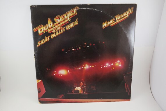 Vintage 1981 LP Vinyl Record Bob Seger & The Silver Bullet Band Nine Tonight Excellent Condition 71549