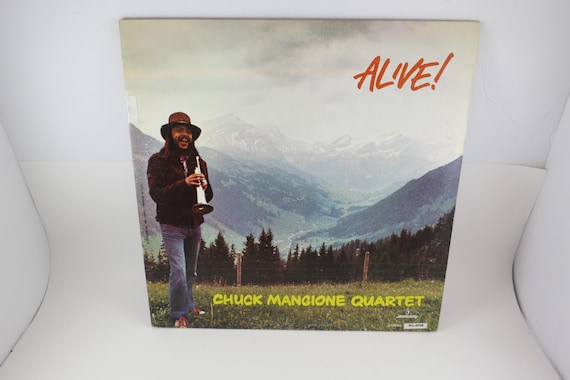 Vintage 1972 Vinyl LP: Chuck Mangione Quartet - Alive! Jazz Record